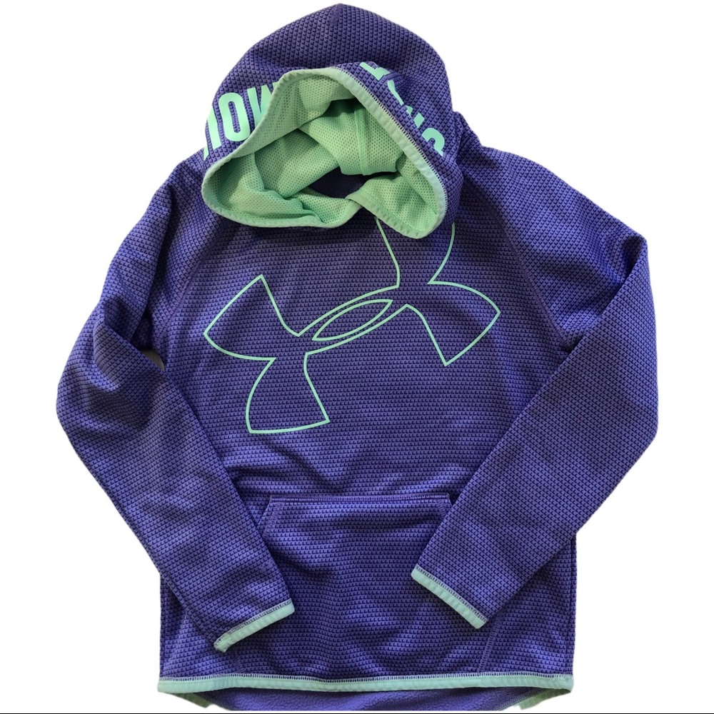Under Armour Girls Heat Gear Hooded Sweatshirt
